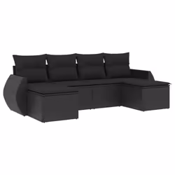 VidaXL 3221714, Noir, Rotin, Acier, 110 kg, Adultes et enfants, 550 mm, 550 mm