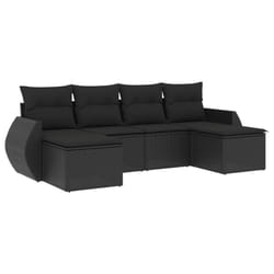 VidaXL 3221714 banc de jardin Rotin, Acier