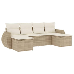 VidaXL 3221717 banc de jardin Rotin, Acier