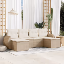 VidaXL 3221717 banc de jardin Rotin, Acier