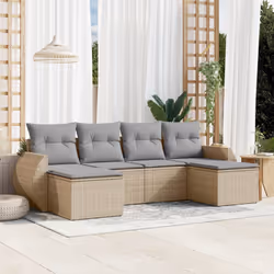VidaXL 3221718 banc de jardin Rotin, Acier