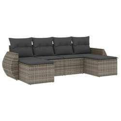 VidaXL 3221719 banc de jardin Rotin, Acier