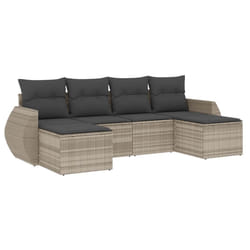 VidaXL 3221721 banc de jardin Rotin, Acier