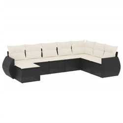 VidaXL 3221755 banc de jardin Rotin, Acier