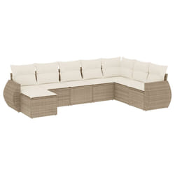 VidaXL 3221757 banc de jardin Rotin, Acier