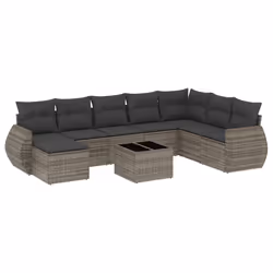 VidaXL 3221759, Gris foncé, Rotin, Acier, 110 kg, Adultes et enfants, 550 mm, 550 mm