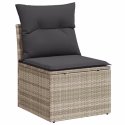VidaXL 3221761 banc de jardin Rotin, Acier - Vue supplémentaire 4
