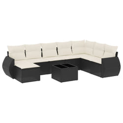 VidaXL 3221765 banc de jardin Rotin, Verre trempé