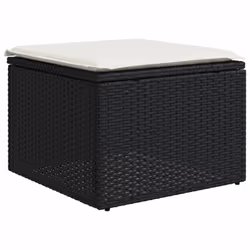 VidaXL 3221765 banc de jardin Rotin, Verre trempé - Vue supplémentaire 6