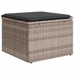 VidaXL 3221771 banc de jardin Rotin, Verre trempé - Vue supplémentaire 6
