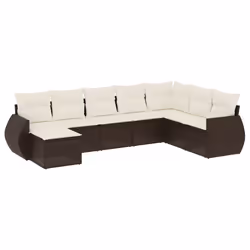 VidaXL 3221772, Crème, Rotin, Verre trempé, 110 kg, Adultes et enfants, 550 mm, 550 mm