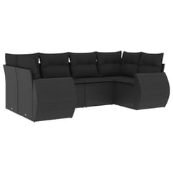 VidaXL 3221774 banc de jardin Rotin, Acier