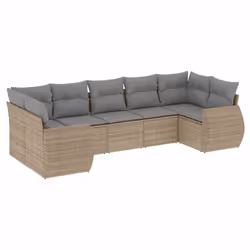 VidaXL 3221788, Gris clair, Rotin, Acier, 110 kg, Adultes et enfants, 710 mm, 620 mm