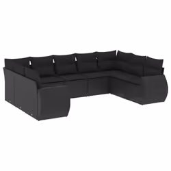VidaXL 3221794, Noir, Rotin, Acier, 110 kg, Adultes et enfants, 710 mm, 620 mm
