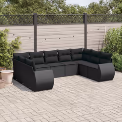 VidaXL 3221794 banc de jardin Rotin, Acier