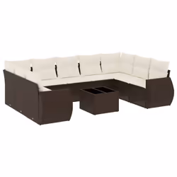 VidaXL 3221812, Crème, Rotin, Verre trempé, 110 kg, Adultes et enfants, 550 mm, 550 mm