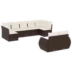 VidaXL 3221822, Crème, Rotin, Acier, 110 kg, Adultes et enfants, 710 mm, 620 mm
