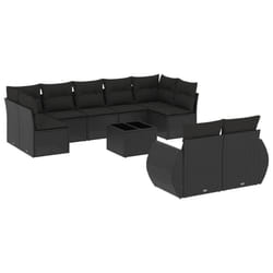 VidaXL 3221824 banc de jardin Rotin, Verre trempé
