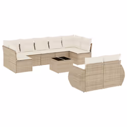 VidaXL 3221827, Crème, Rotin, Verre trempé, 110 kg, Adultes et enfants, 550 mm, 550 mm