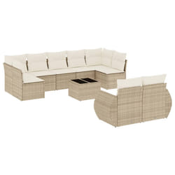 VidaXL 3221827 banc de jardin Rotin, Verre trempé