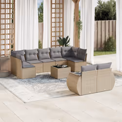 VidaXL 3221828 banc de jardin Rotin, Verre trempé