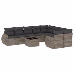 VidaXL 3221839, Gris foncé, Rotin, Acier, 110 kg, Adultes et enfants, 710 mm, 620 mm