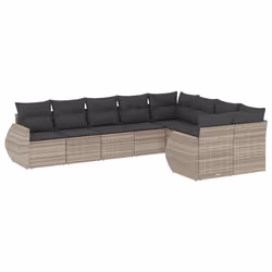 VidaXL 3221841, Gris foncé, Rotin, Acier, 110 kg, Adultes et enfants, 710 mm, 620 mm