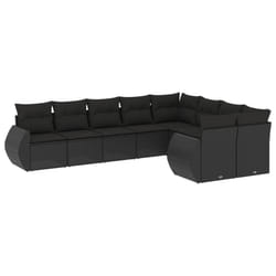 VidaXL 3221844 banc de jardin Rotin, Verre trempé