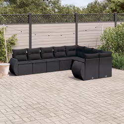 VidaXL 3221844 banc de jardin Rotin, Verre trempé