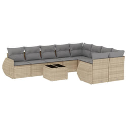 VidaXL 3221848 banc de jardin Rotin, Verre trempé