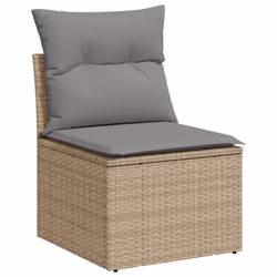 VidaXL 3221848 banc de jardin Rotin, Verre trempé - Vue supplémentaire 5