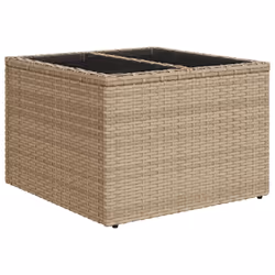 VidaXL 3221848 banc de jardin Rotin, Verre trempé - Vue supplémentaire 6