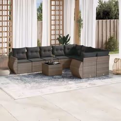 VidaXL 3221849 banc de jardin Rotin, Verre trempé