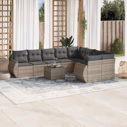 VidaXL 3221851 banc de jardin Rotin, Verre trempé
