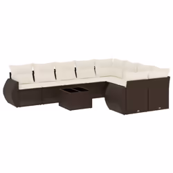 VidaXL 3221852, Crème, Rotin, Verre trempé, 110 kg, Adultes et enfants, 550 mm, 550 mm