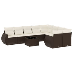 VidaXL 3221852 banc de jardin Rotin, Verre trempé
