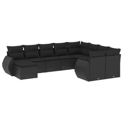 VidaXL 3221854 banc de jardin Rotin, Verre trempé