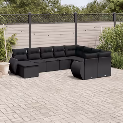VidaXL 3221854 banc de jardin Rotin, Verre trempé