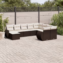 VidaXL 3221862 banc de jardin Rotin, Verre trempé
