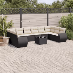 VidaXL 3221875 banc de jardin Rotin, Verre trempé