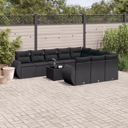 VidaXL 3221894 banc de jardin Rotin, Verre trempé