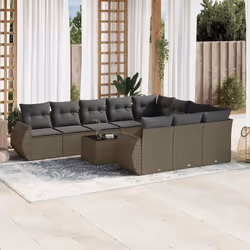 VidaXL 3221901 banc de jardin Rotin, Verre trempé