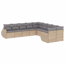 VidaXL 3221908, Gris clair, Rotin, Acier, 110 kg, Adultes et enfants, 700 mm, 620 mm