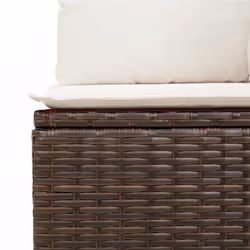 VidaXL 3221912 banc de jardin Rotin, Acier - Vue supplémentaire 4