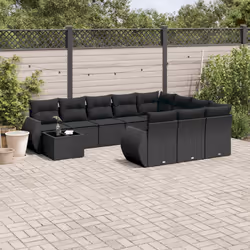 VidaXL 3221924 banc de jardin Rotin, Verre trempé