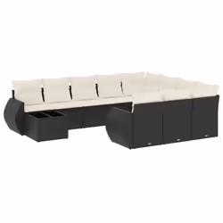 VidaXL 3221925, Crème, Rotin, Verre trempé, 110 kg, Adultes et enfants, 550 mm, 550 mm