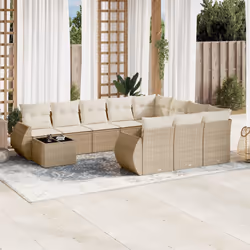 VidaXL 3221927 banc de jardin Rotin, Verre trempé