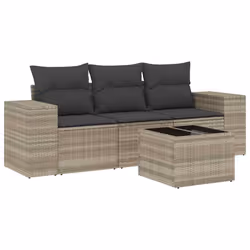 VidaXL 3222261, Gris foncé, Rotin, Acier, 110 kg, Adultes et enfants, 830 mm, 620 mm