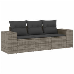 VidaXL 3222269 banc de jardin Rotin, Verre trempé