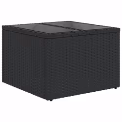 VidaXL 3222274 banc de jardin Rotin, Acier